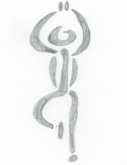 Sketch of the Eternal Spiritual Yoga Community logo