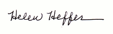 signed, Helen Heffer